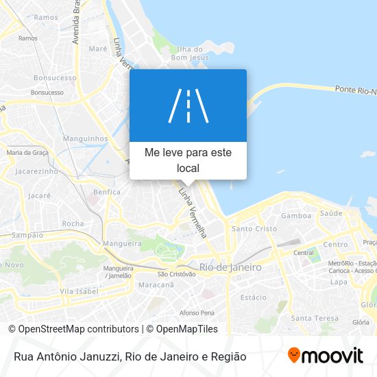 Rua Antônio Januzzi mapa