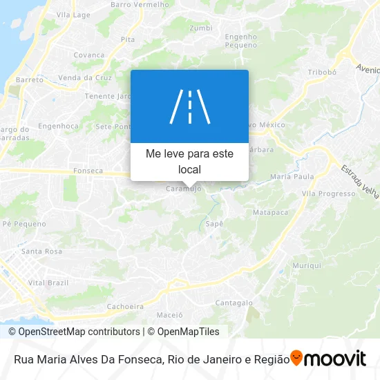 Rua Maria Alves Da Fonseca mapa