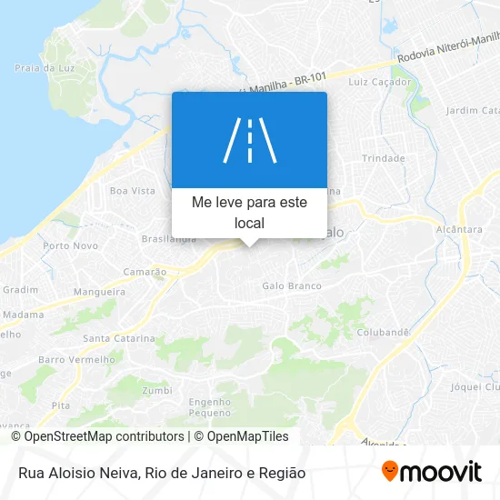 Rua Aloisio Neiva mapa