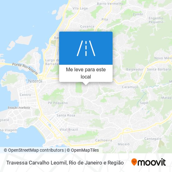 Travessa Carvalho Leomil mapa