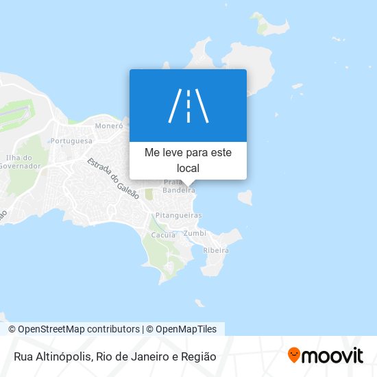 Rua Altinópolis mapa