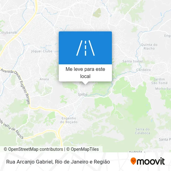 Rua Arcanjo Gabriel mapa