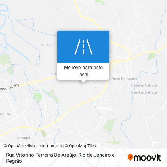 Rua Vitorino Ferreira De Araújo mapa