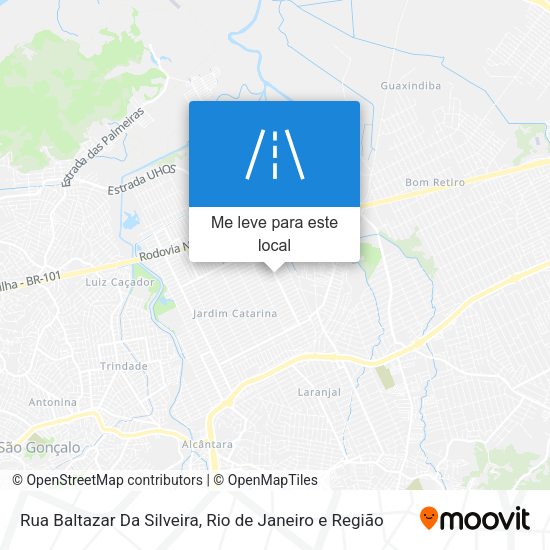Rua Baltazar Da Silveira mapa
