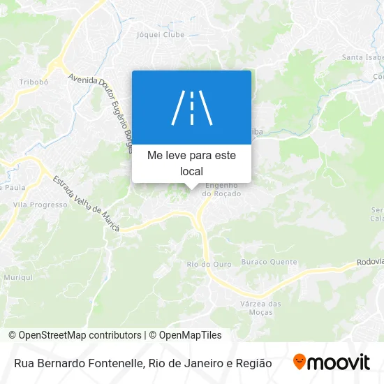 Rua Bernardo Fontenelle mapa