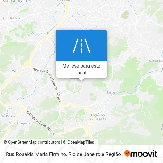 Rua Roseida Maria Firmino mapa