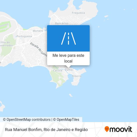 Rua Manuel Bonfim mapa