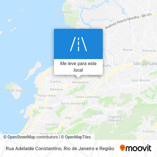 Rua Adelaide Constantino mapa