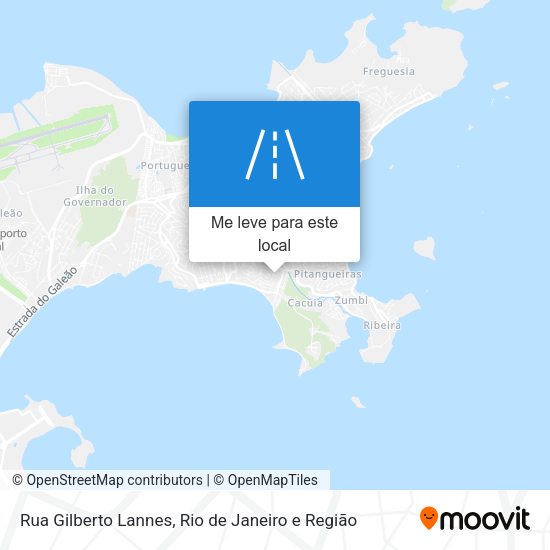 Rua Gilberto Lannes mapa