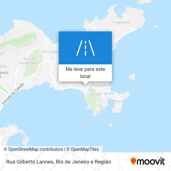 Rua Gilberto Lannes mapa