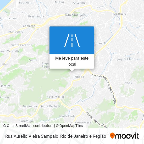 Rua Aurélio Vieira Sampaio mapa