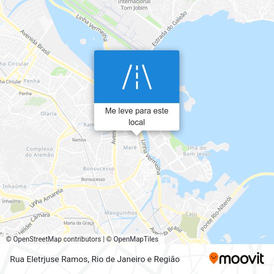Rua Eletrjuse Ramos mapa