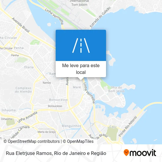 Rua Eletrjuse Ramos mapa