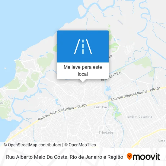 Rua Alberto Melo Da Costa mapa