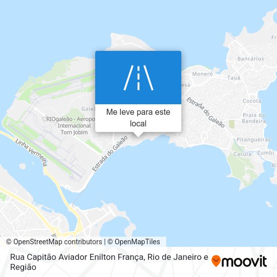 Rua Capitão Aviador Enilton França mapa
