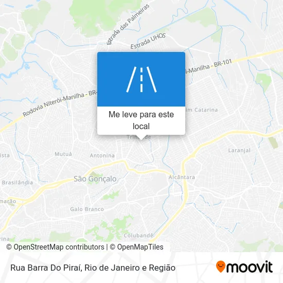 Rua Barra Do Piraí mapa