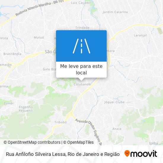 Rua Anfilofio Silveira Lessa mapa