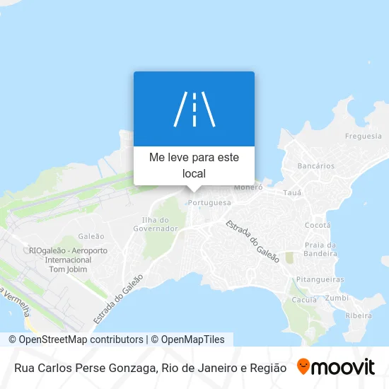 Rua Carlos Perse Gonzaga mapa