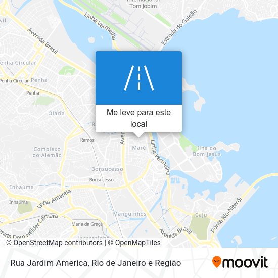 Rua Jardim America mapa