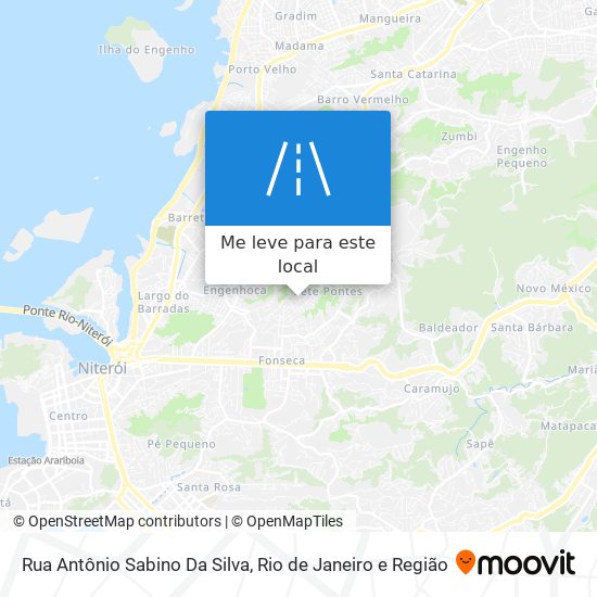 Rua Antônio Sabino Da Silva mapa