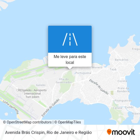 Avenida Brás Crispin mapa