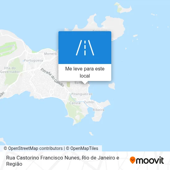 Rua Castorino Francisco Nunes mapa