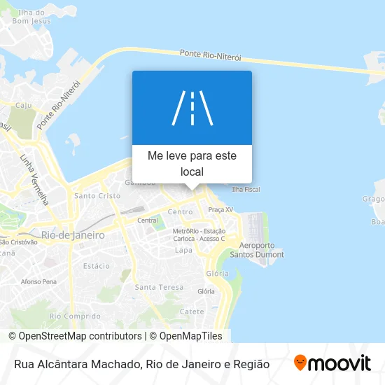 Rua Alcântara Machado mapa