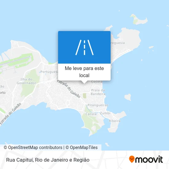 Rua Capituí mapa