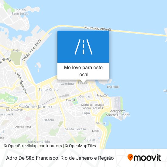 Adro De São Francisco mapa