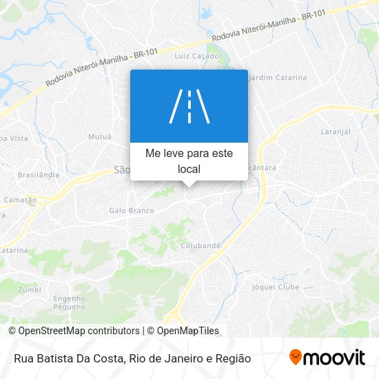 Rua Batista Da Costa mapa