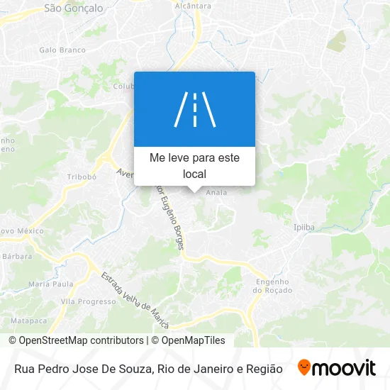 Rua Pedro Jose De Souza mapa