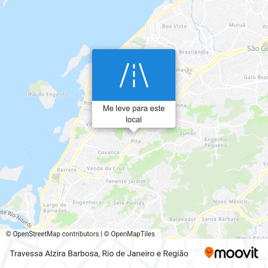 Travessa Alzira Barbosa mapa
