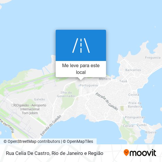 Rua Celia De Castro mapa