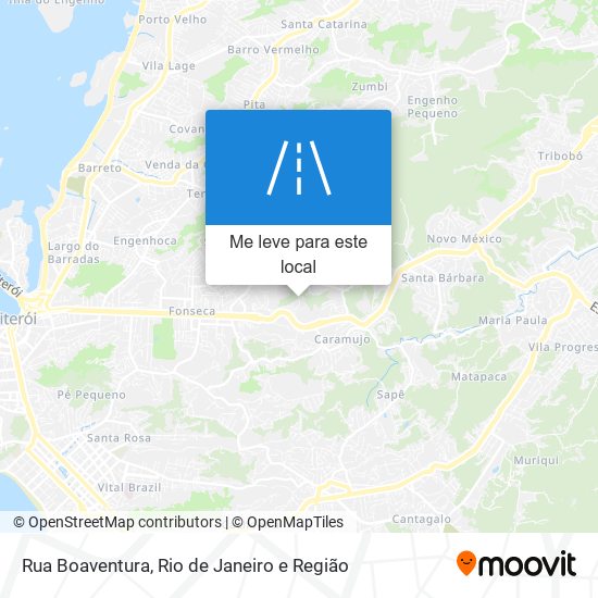 Rua Boaventura mapa