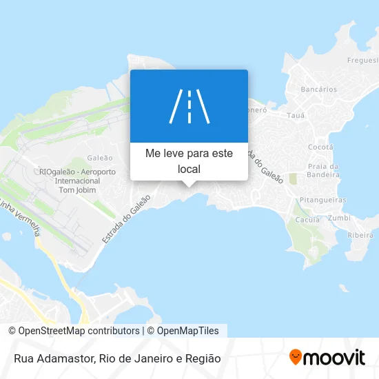 Rua Adamastor mapa