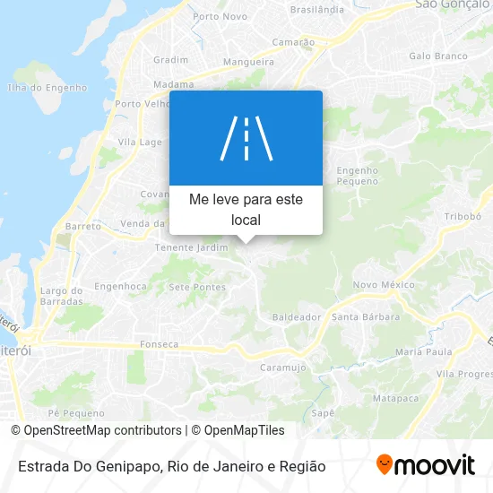 Estrada Do Genipapo mapa