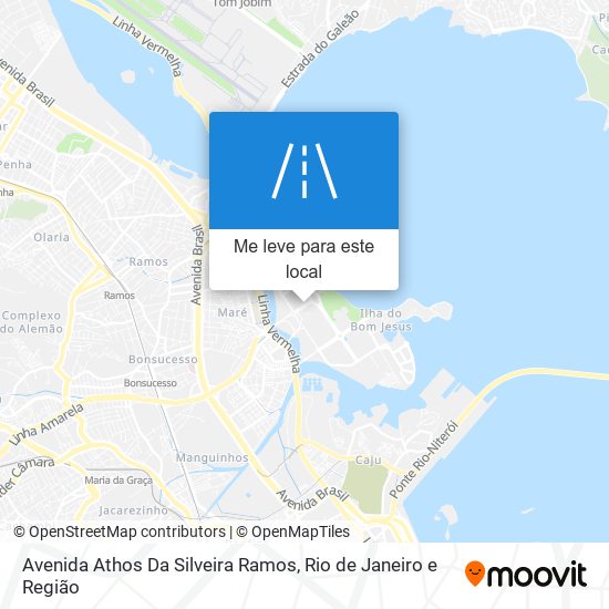 Avenida Athos Da Silveira Ramos mapa