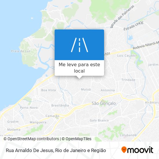 Rua Arnaldo De Jesus mapa