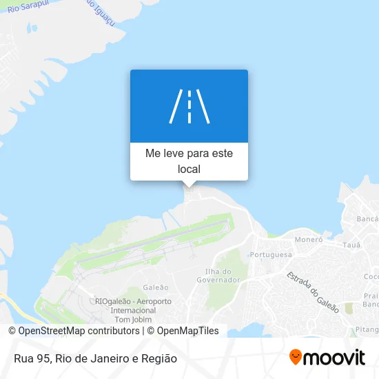 Rua 95 mapa