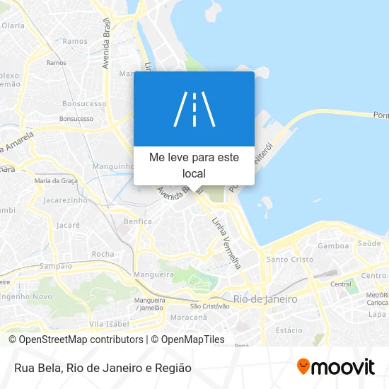 Rua Bela mapa