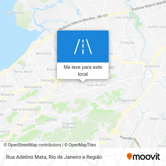 Rua Adelino Mata mapa