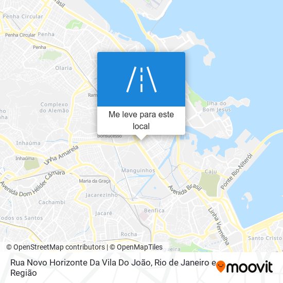 Rua Novo Horizonte Da Vila Do João mapa