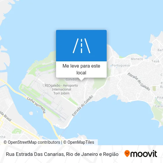Rua Estrada Das Canarias mapa