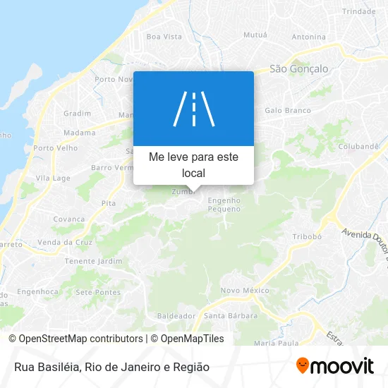 Rua Basiléia mapa