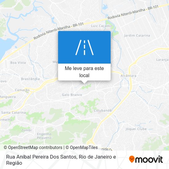 Rua Aníbal Pereira Dos Santos mapa
