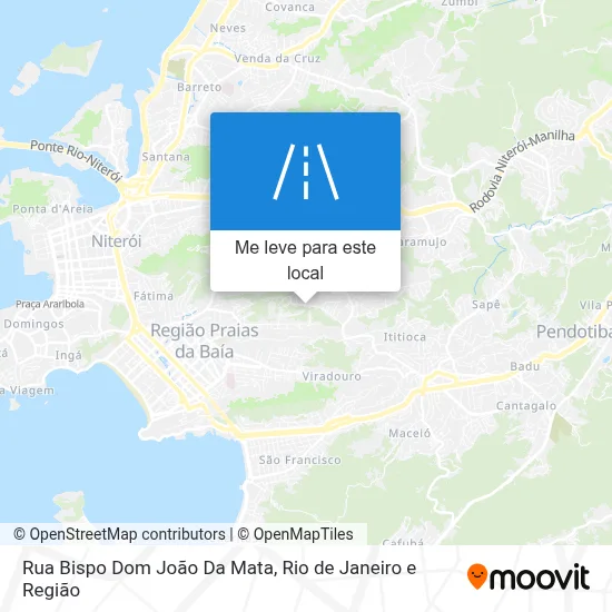 Rua Bispo Dom João Da Mata mapa