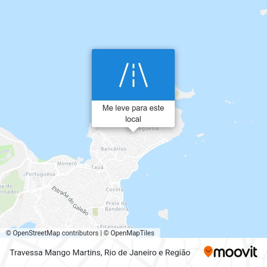 Travessa Mango Martins mapa