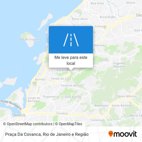 Praça Da Covanca mapa