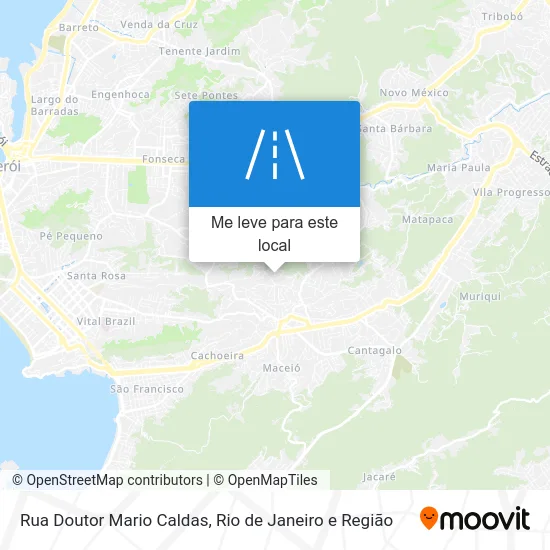 Rua Doutor Mario Caldas mapa
