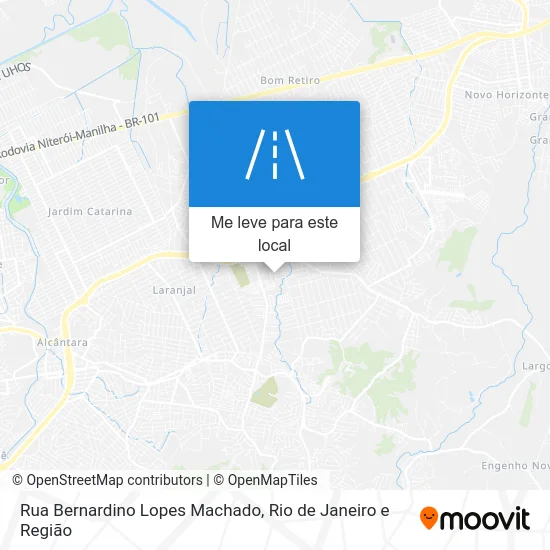 Rua Bernardino Lopes Machado mapa